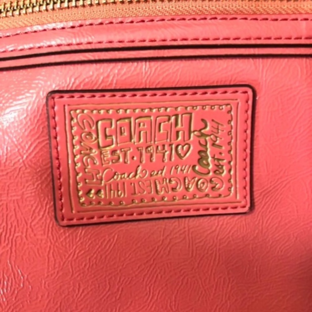 NWT Coach Daisy leather convertible purse Coral Crossbody purse bag - Picture 5 of 12